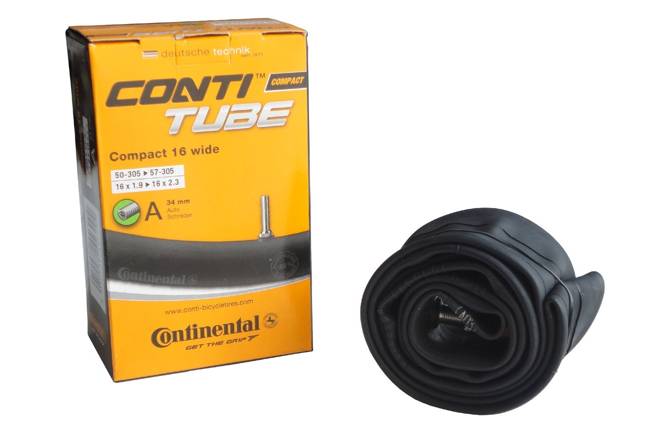 

Велосипедная камера Continental Compact 16", 2-2,5", Compact