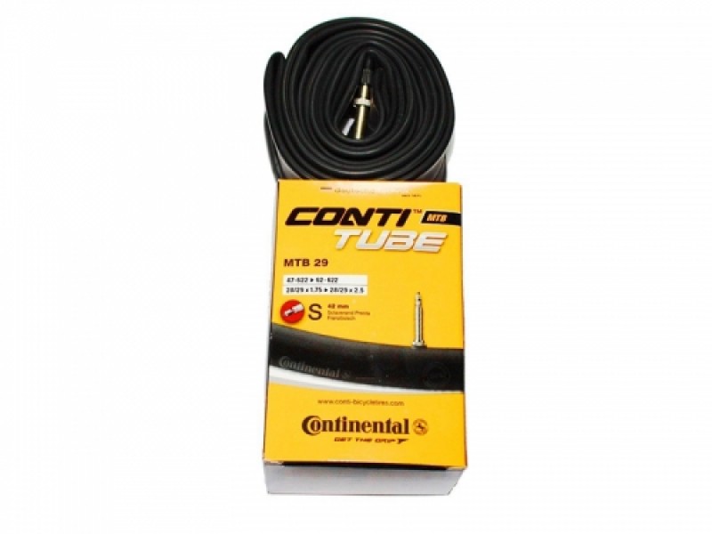 

Велосипедная камера Continental MTB ZCO81631 26", 1,75-2,5", Черный, MTB ZCO81631