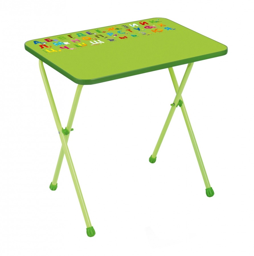 Стол детский складной Nika Алина 2 Салатовый теннисный стол складной для помещений rasson billiard rasson premium s 2260 indoor 274x152 5x76 см с сеткой 51 230 01 0