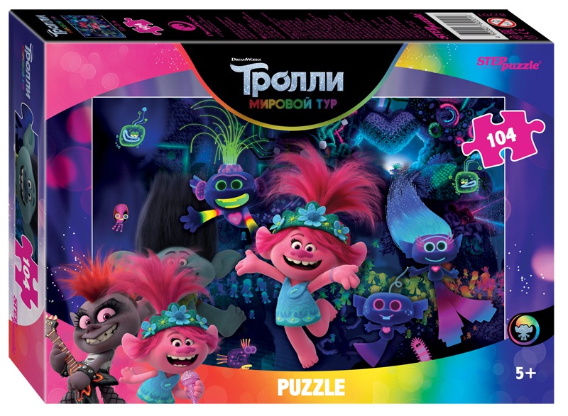 

Пазл Step Puzzle тролли 104 детали