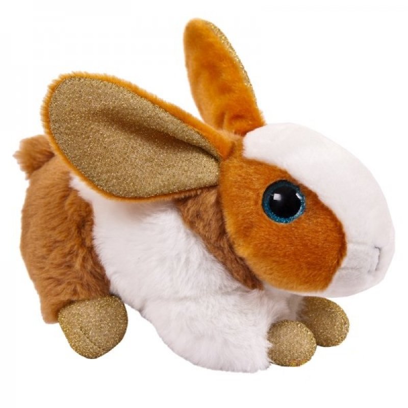 Мягкая игрушка Abtoys Кролик коричневый, 15см