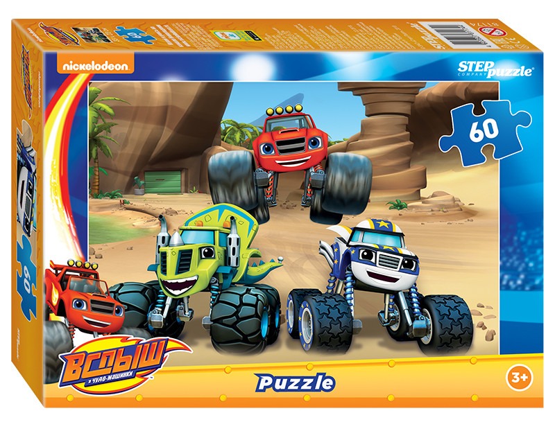 

Пазл Step Puzzle вспыш 60 деталей