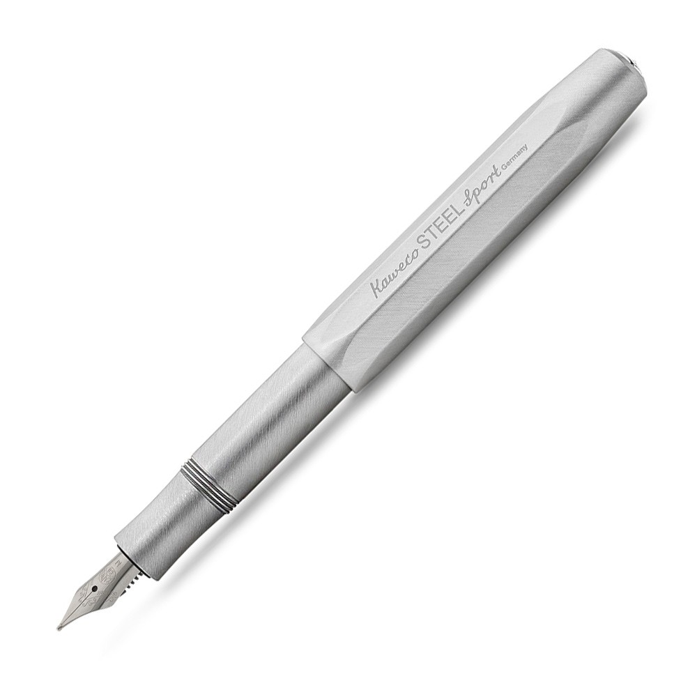 

Перьевая ручка Kaweco Steel Sport BB 1 3мм цвет корпуса стальной