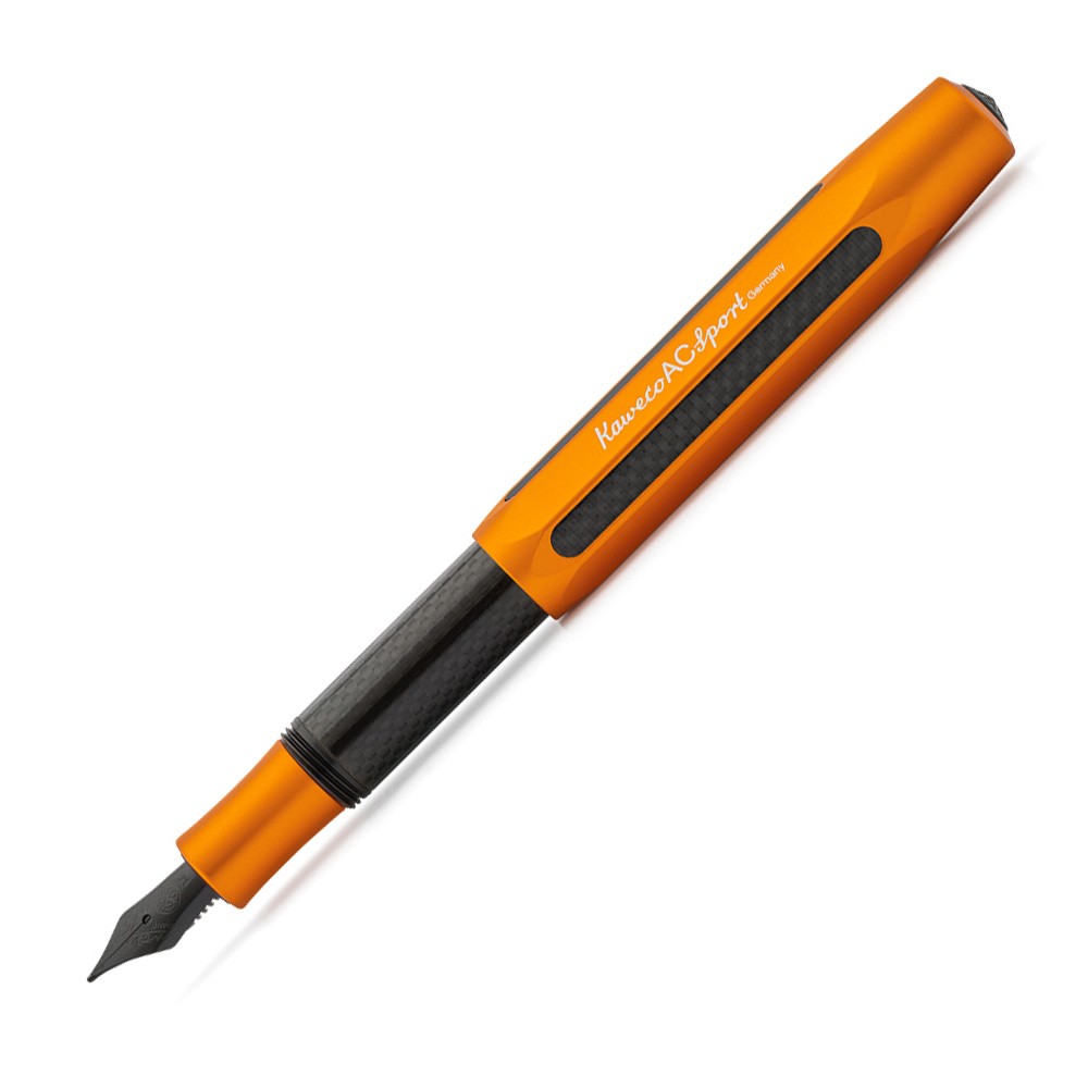 

Перьевая ручка Kaweco AC Sport EF 0 5мм оранжевый корпус с черными вставками