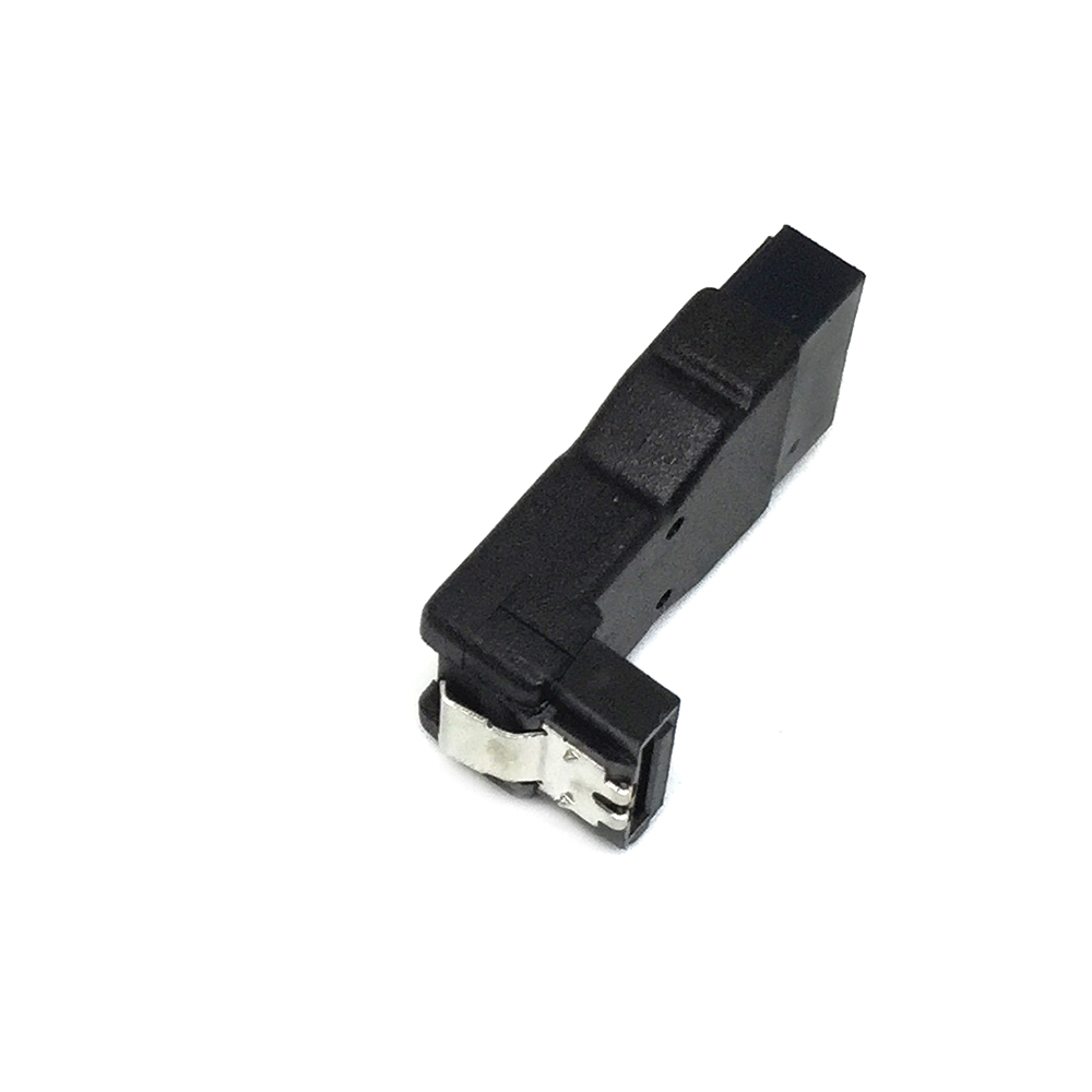 Переходник Espada SATA 7 pin-SATA 7 pin , M-F Black (ESA-V90ML180FAD)