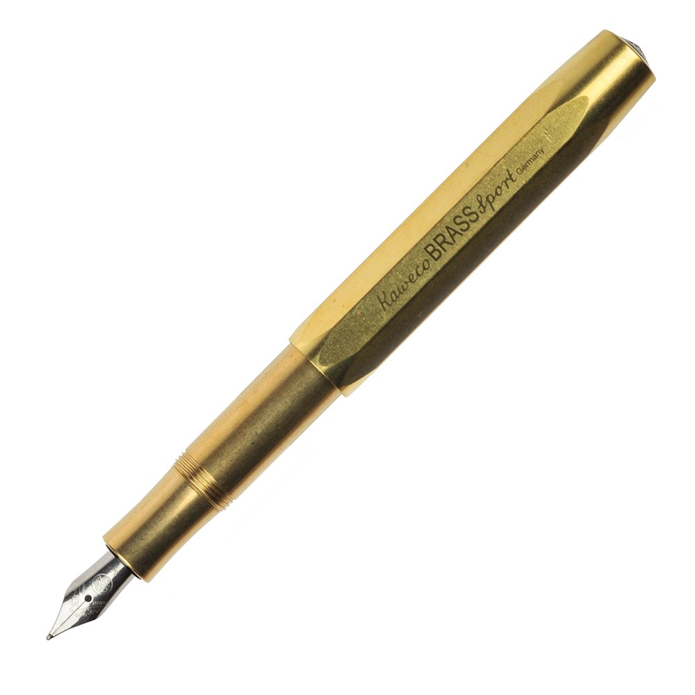 

Ручка перьевая KAWECO BRASS Sport BB 1 3мм цвет корпуса латунный