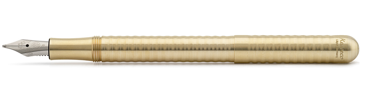 

Перьевая ручка Kaweco Liliput Brass Wave BB 1 3мм цвет корпуса латунный