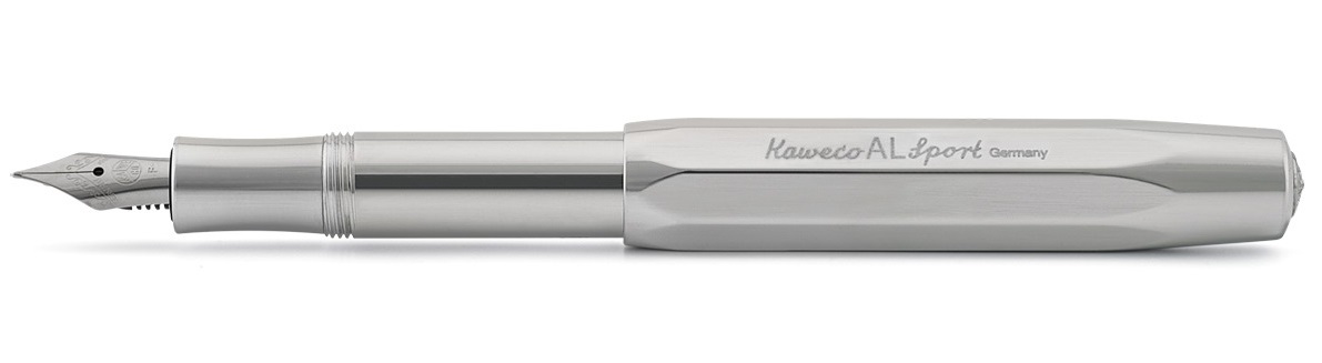 

Ручка перьевая KAWECO AL Sport RAW 0 9мм серебристый корпус