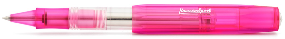 

Ручка роллер KAWECO ICE Sport 0 7мм розовый прозрачный корпус