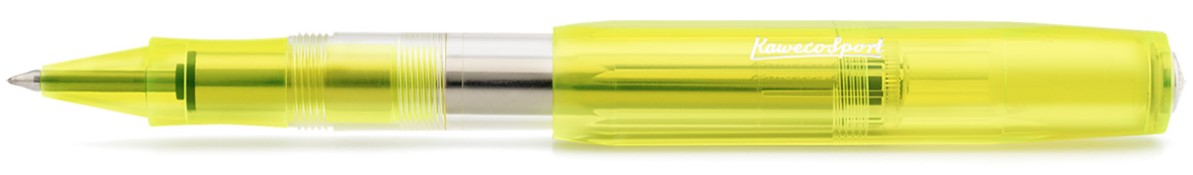 

Ручка роллер KAWECO ICE Sport 0 7мм желтый прозрачный корпус