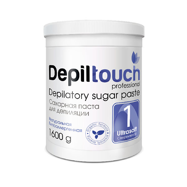 Сахарная паста Depiltouch Depilatory Sugar Paste Ultrasoft №1 сверхмягкая, 1600 гр alevi сахарная паста с гиалуроновой кислотой для шугаринга и депиляции soft plus 1600
