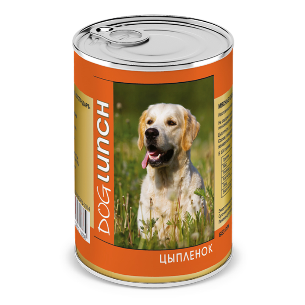 фото Консервы для собак dog lunch, цыпленок, 410г