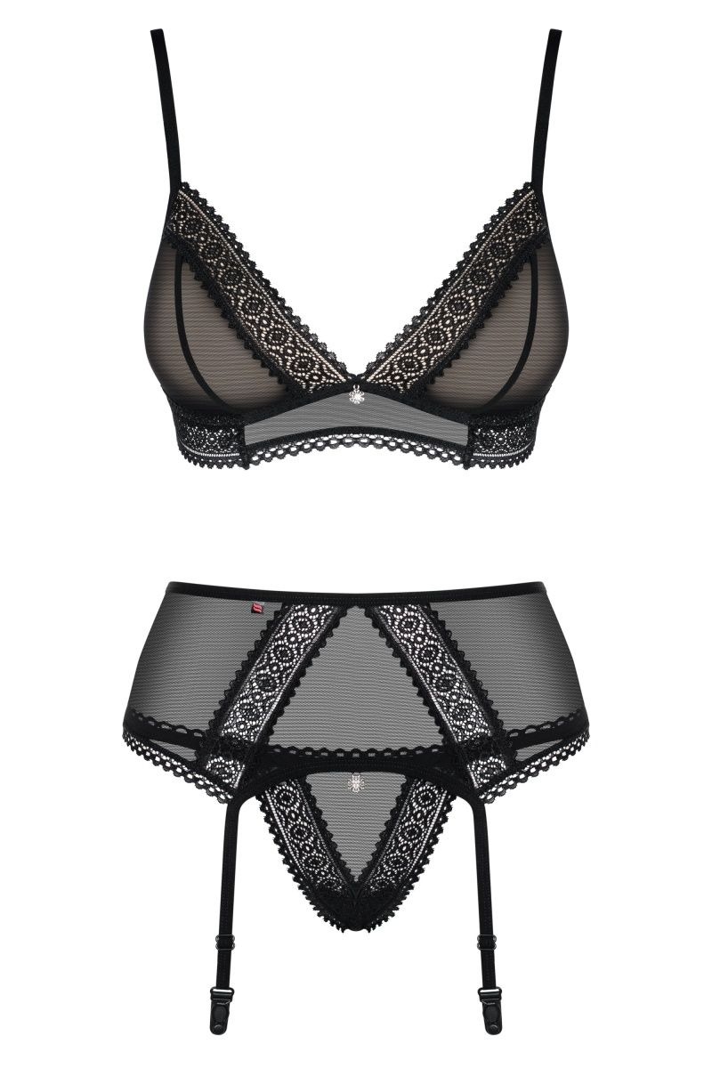 

Пикантный комплект белья с поясом для чулок S/M, 862-SEG