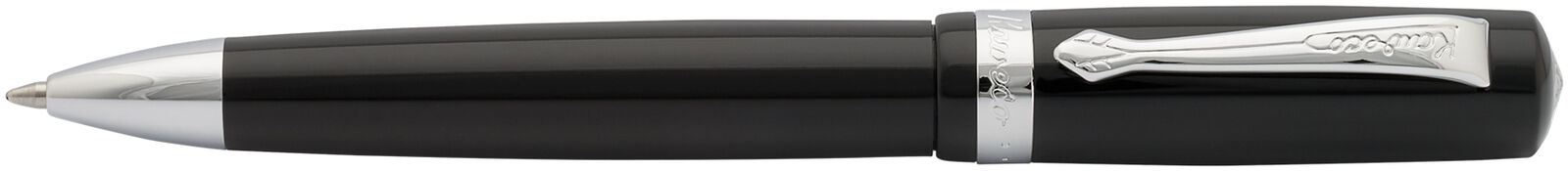 Шариковая ручка Kaweco STUDENT 1,0мм черный корпус с хромированными вставками