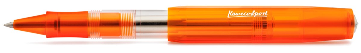 

Ручка роллер KAWECO ICE Sport 0 7мм оранжевый прозрачный корпус