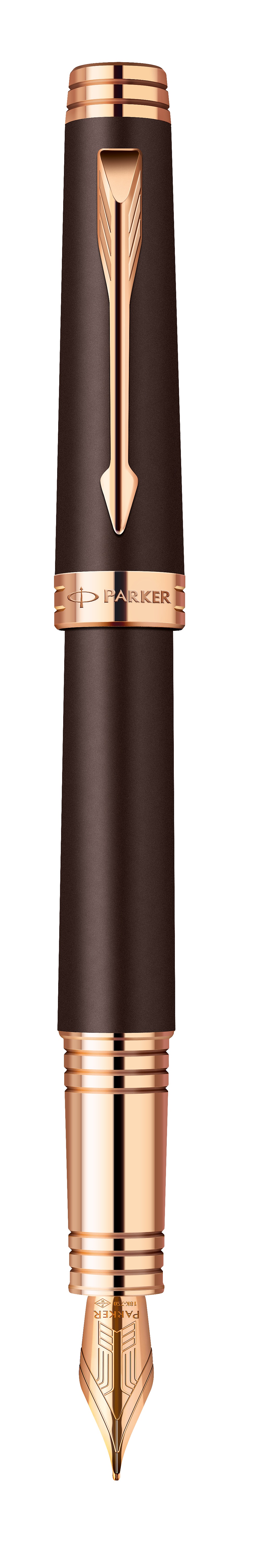 

Parker Premier - Soft Brown PGT, перьевая ручка, F, BL