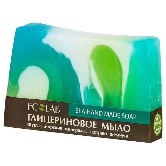 фото Мыло глицериновое ecolab "sea soap", 130 г eo laboratorie