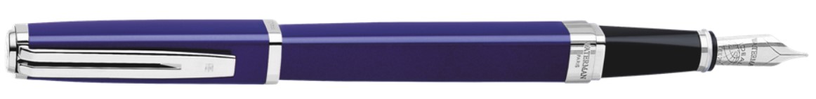 

Перьевая ручка Waterman Exception, цвет: Slim Blue ST, перо: M (FM)