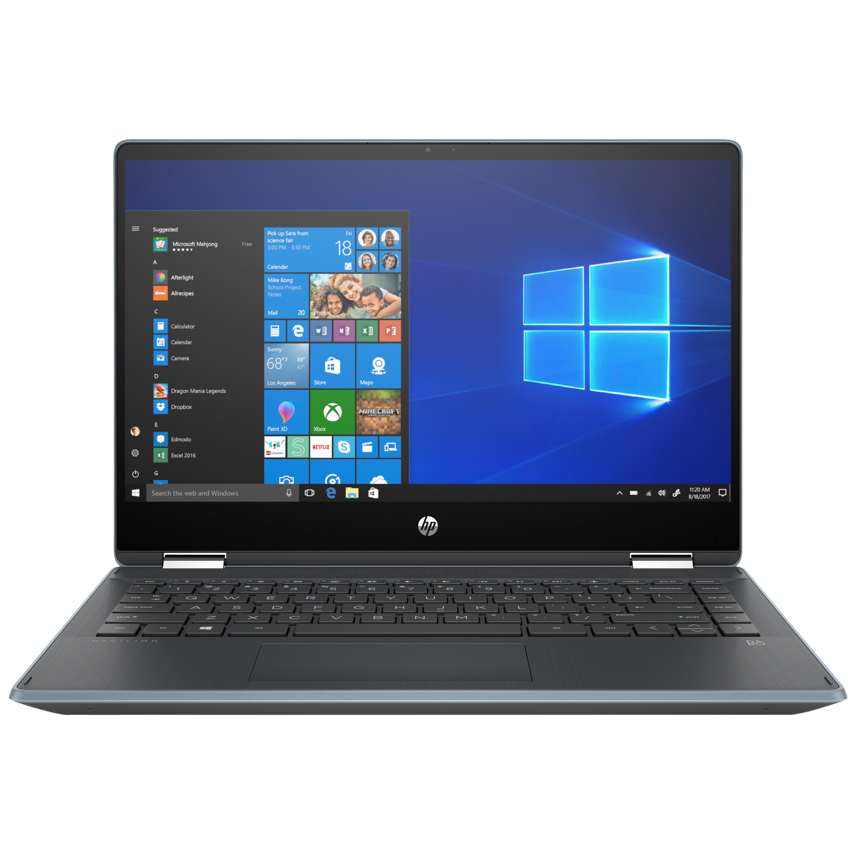 фото Ноутбук-трансформер hp pavilion 14-dh0015ur (7dr28ea)