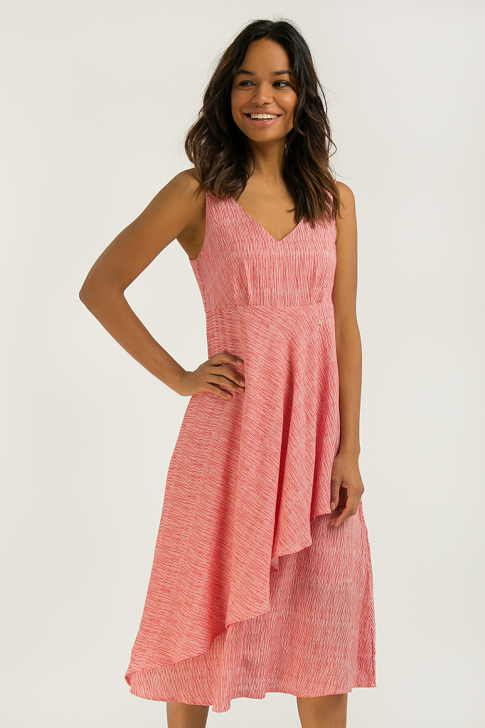 

Платье женское Finn Flare S20-14044 красное XL, S20-14044