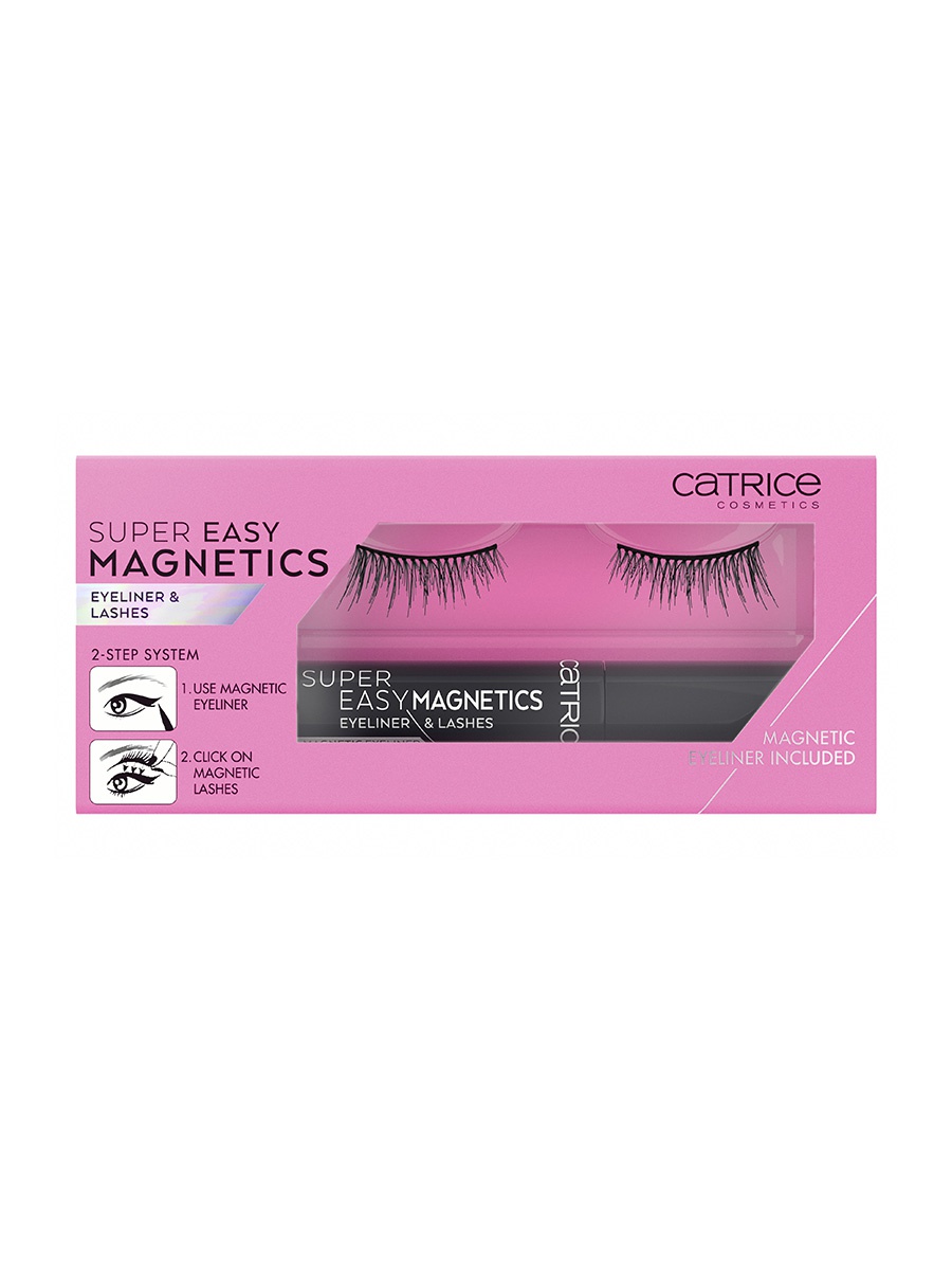 фото Подводка для глаз и накладные ресницы catrice super easy magnetics eyeliner & lashes, 020