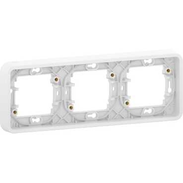 

Рамка Schneider Electric Mureva Styl 3-ая горизонтальая IP55 Белая