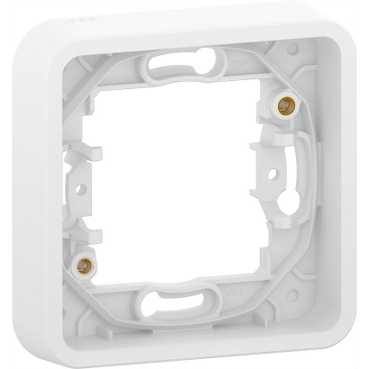 

Рамка Schneider Electric Mureva Styl 1-ая без винтов IP55 Белая