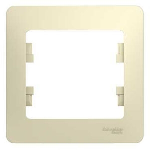 

Рамка Schneider Electric Glossa GSL000201 1-местная, бежевая, Бежевый