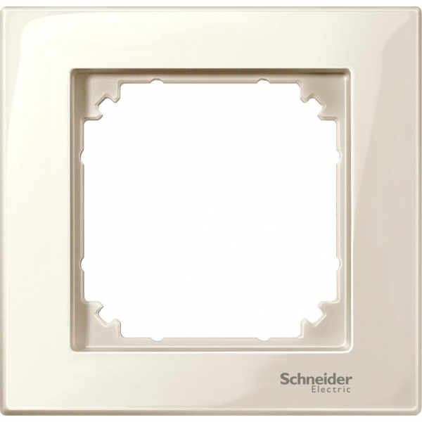 

Рамка Schneider Electric Merten SM M-Plan 1-ая Бежевая глянец, Бежевый
