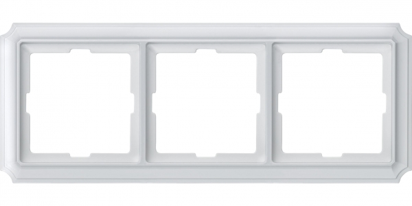 

Рамка Schneider Electric Merten SD Antik 3-ая (термопласт) Белая, Белый