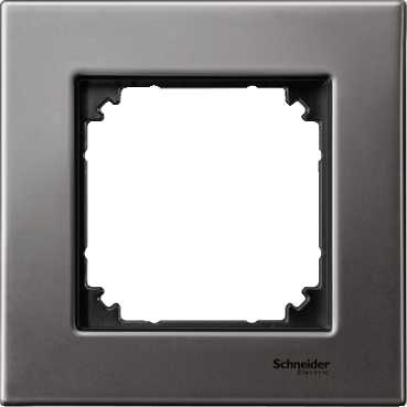 

Рамка Schneider Electric Merten SM M-Elegance 1-ая Серый родий