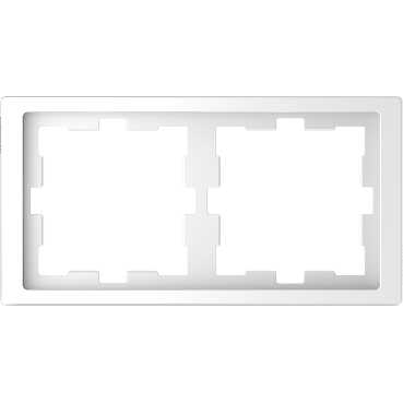 

Рамка Schneider Electric Merten D-Life 2-ая Белый Лотос