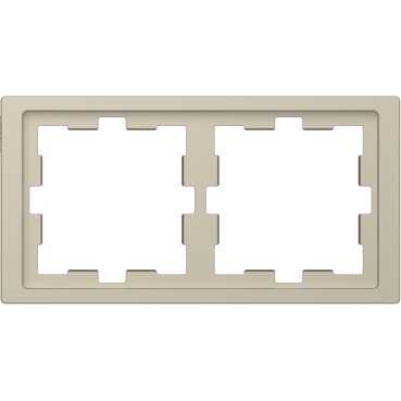 

Рамка Schneider Electric Merten D-Life 2-ая Сахара, Черный
