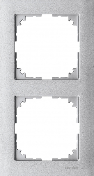 

Рамка Schneider Electric Merten SM M-Pure 2-ая Алюминий, Хром