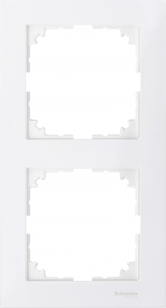 

Рамка Schneider Electric Merten SM M-Pure 2-ая Полярно-Белая