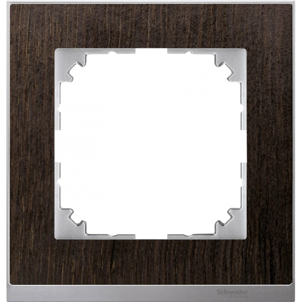 

Рамка Schneider Electric Merten SM M-Pure Decor 1-ая Венге/Алюминий