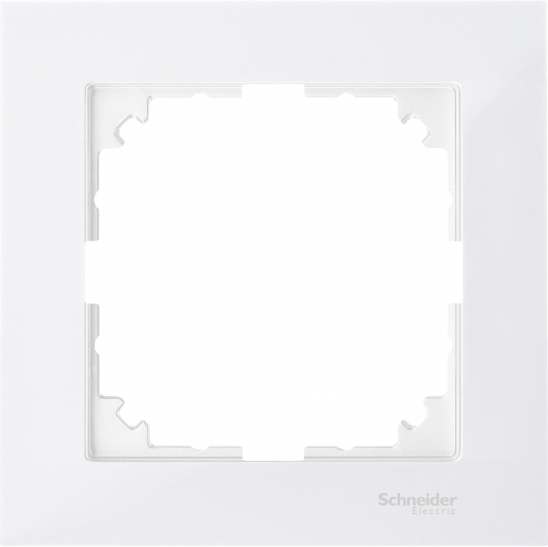 

Рамка Schneider Electric Merten SM M-Pure 1-ая Полярно-Белая, Белый