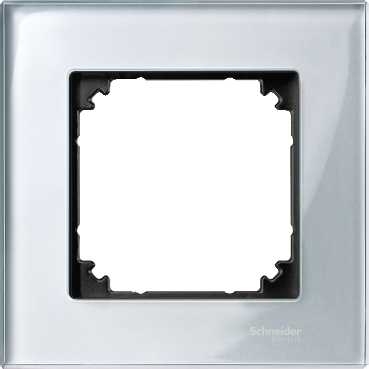 

Рамка Schneider Electric Merten SM M-Elegance 1-ая Стекло Серебро