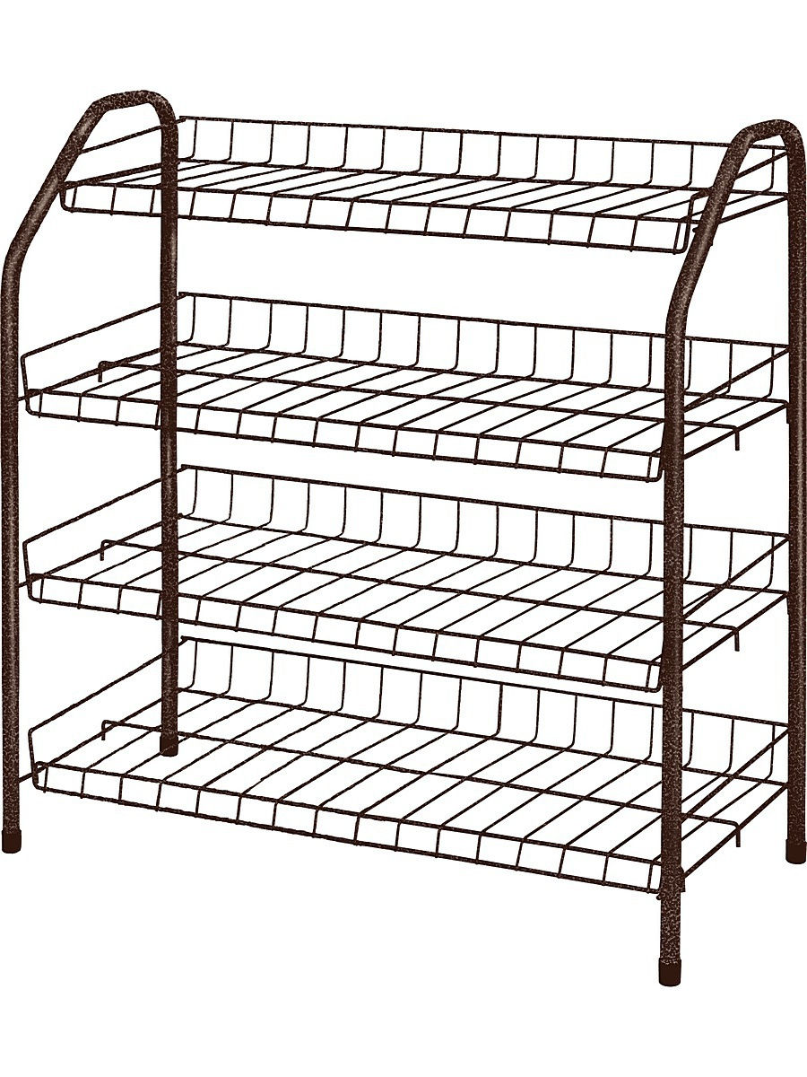 Полка напольная 4 х ярусная bc285