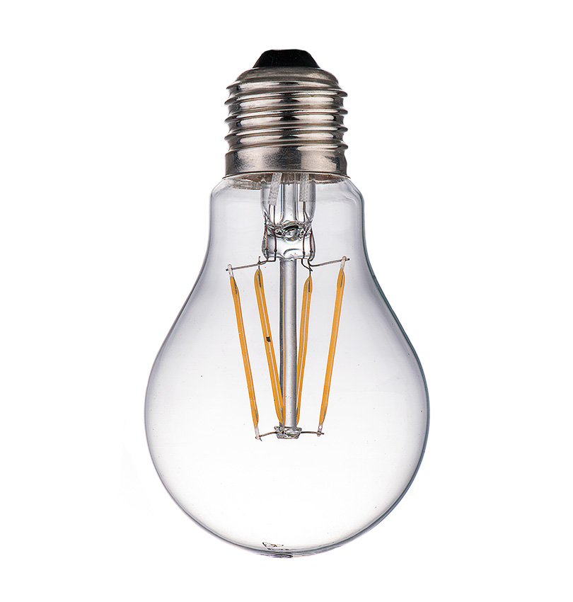 фото Лампа светодиодная нитевидная прозрачная груша фарлайт а60 7 вт 4000 к е27