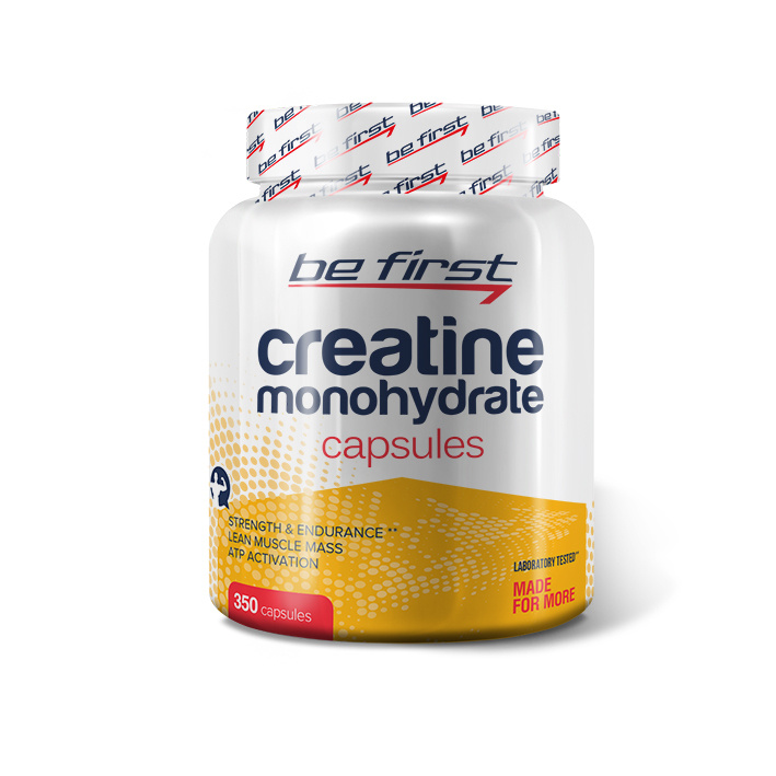 фото Креатин be first creatine monohydrate capsules, 350 капсул