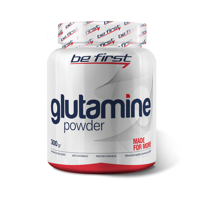 Glutamine Powder Be First, 300 г, citrus mix