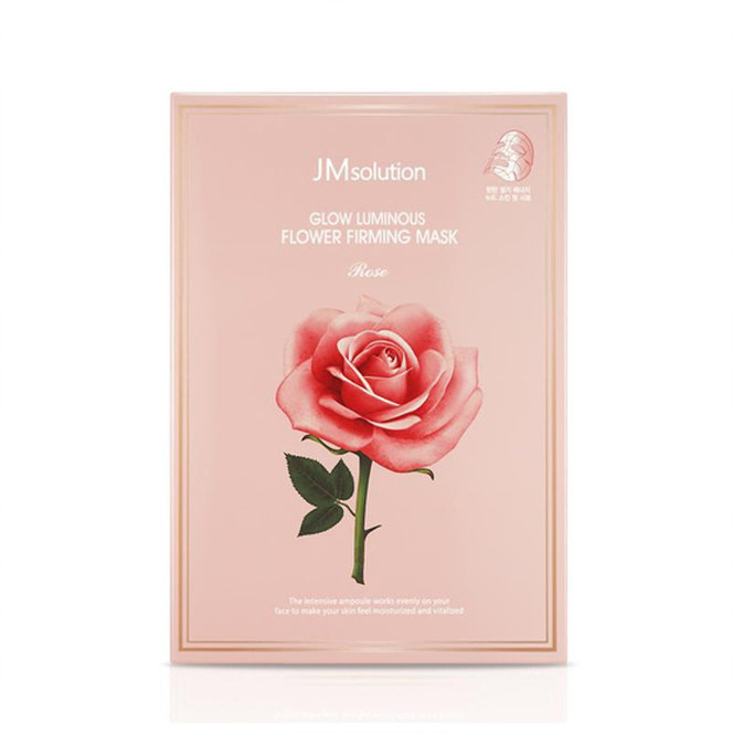 Маска с экстрактом дамасской розы JM Solution Glow Flower Firming Mask Rose, 30 мл