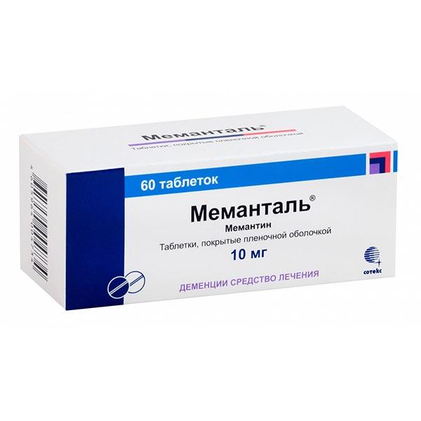 Меманталь таблетки 10 мг 60 шт.
