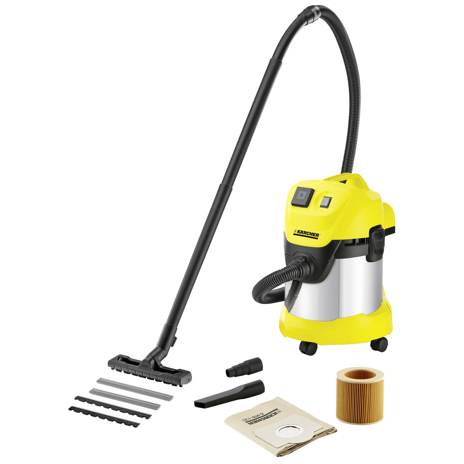 фото Строительный пылесос karcher wd 3 p premium 1.629-891.0