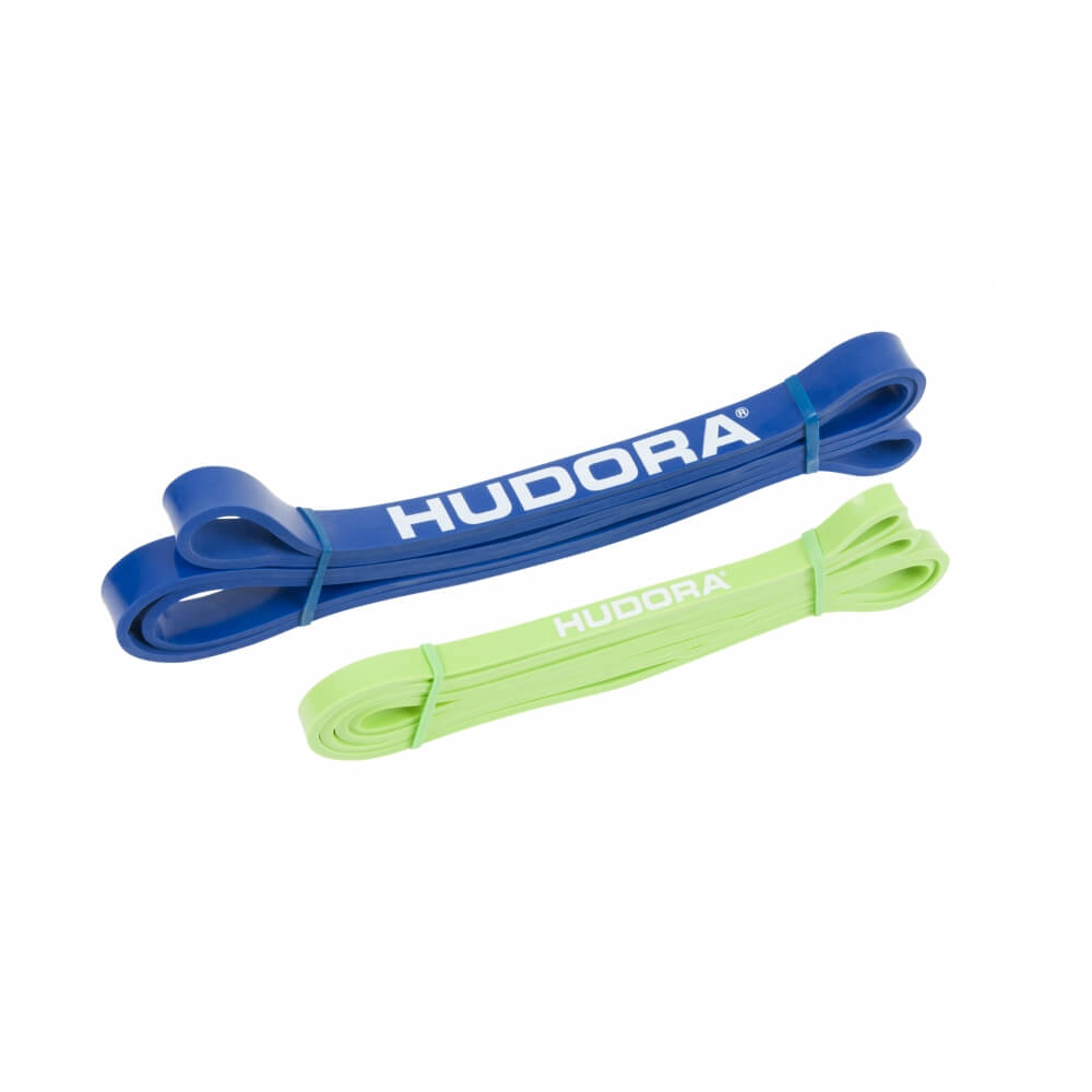 Набор эспандеров Hudora 76749 голубой/зеленый, 2 шт.