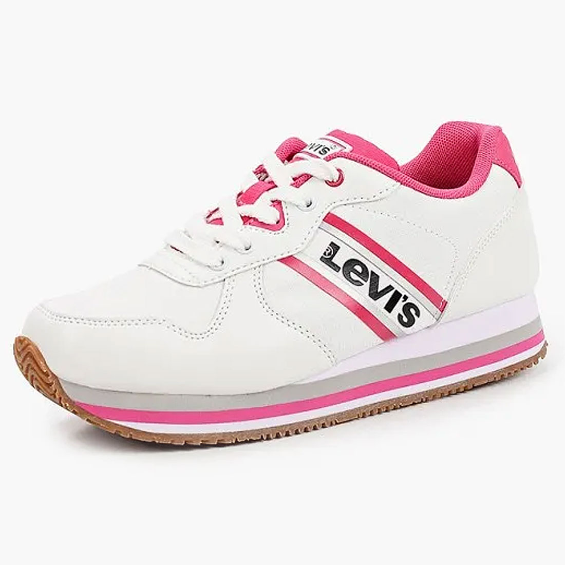 фото Кроссовки детские levi's kids, цв. белый р.38