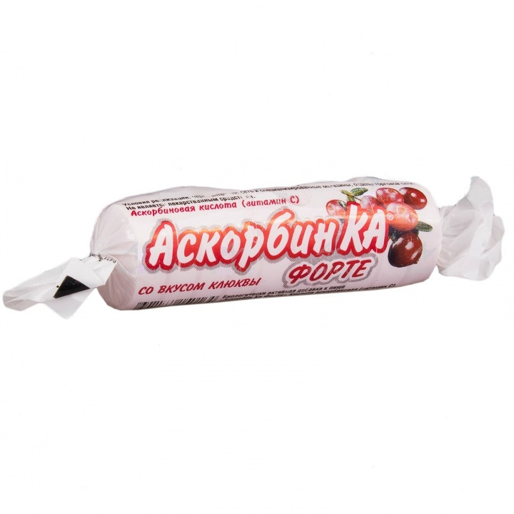 

Аскорбин Ка Форте таб.жев. клюква 10 шт., Аскорбин Ка Форте
