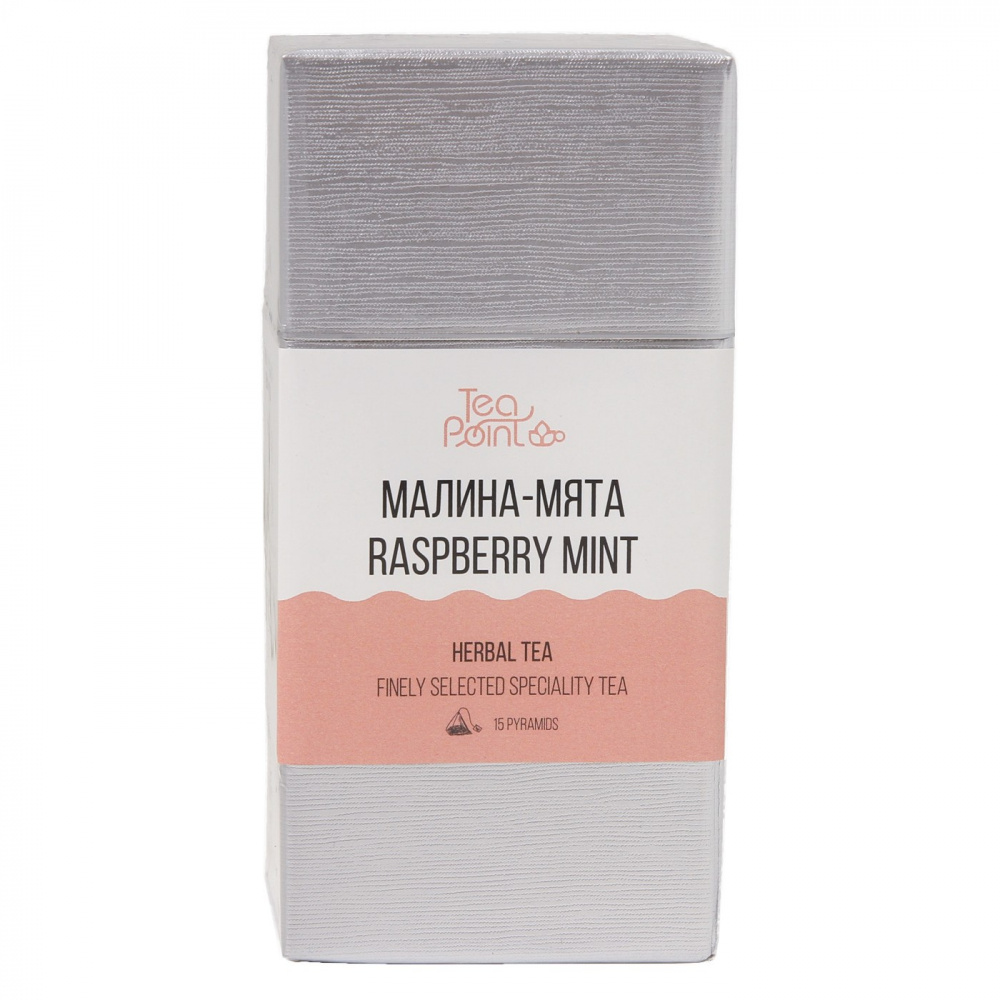 

Чай Tea Point "Малина-мята", травяной, 15 пирамидок