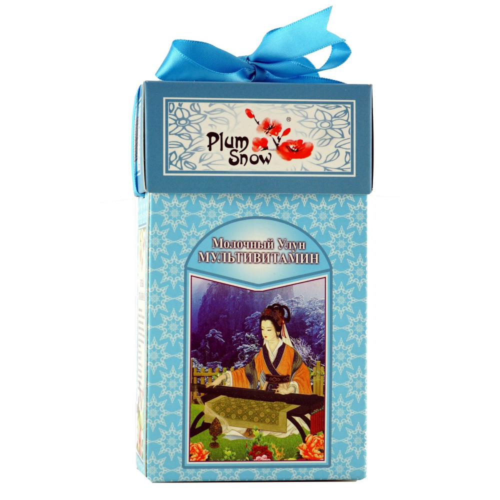 

Чай Plum Snow Молочный Улун Мультивитамин, листовой с добавками, 100 гр